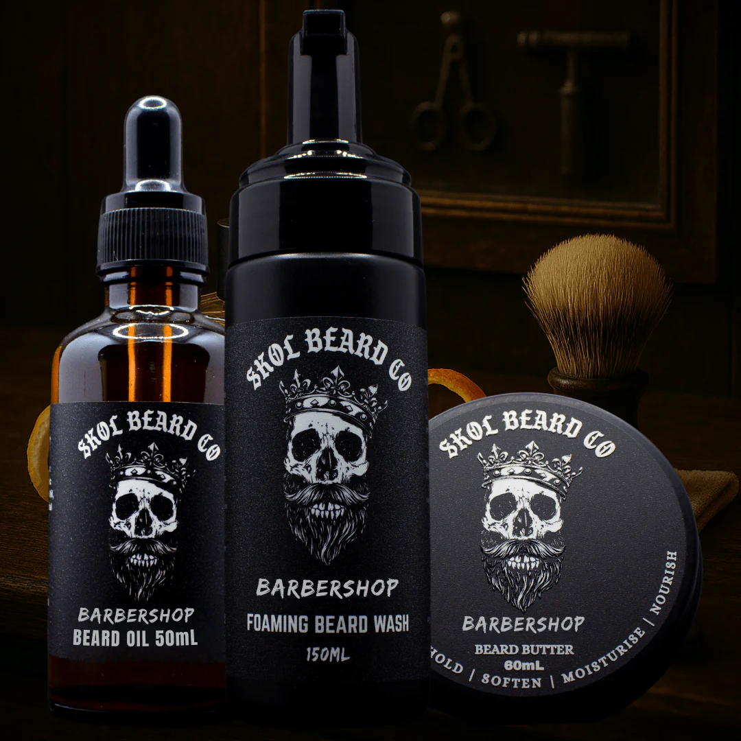 Skol's 'Barbershop' Beard Care - Zesty Citrus, Bergamot *Crisp Citrus, Woodsy' Cologne - Image 8