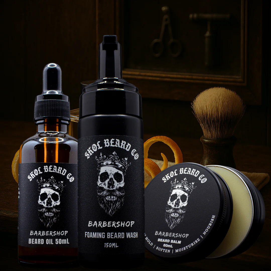 Skol's 'Barbershop' Beard Care - Zesty Citrus, Bergamot *Crisp Citrus, Woodsy' Cologne - Image 9
