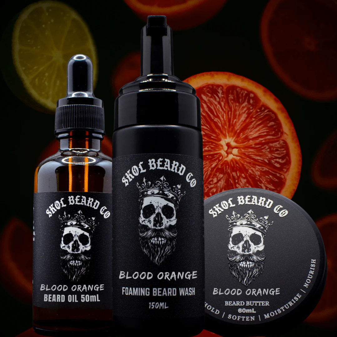 Skol's 'Blood Orange' Beard Care - Bursting with Juicy Orange, Zesty Citrus Rind *Bright, Invigorating - Image 8