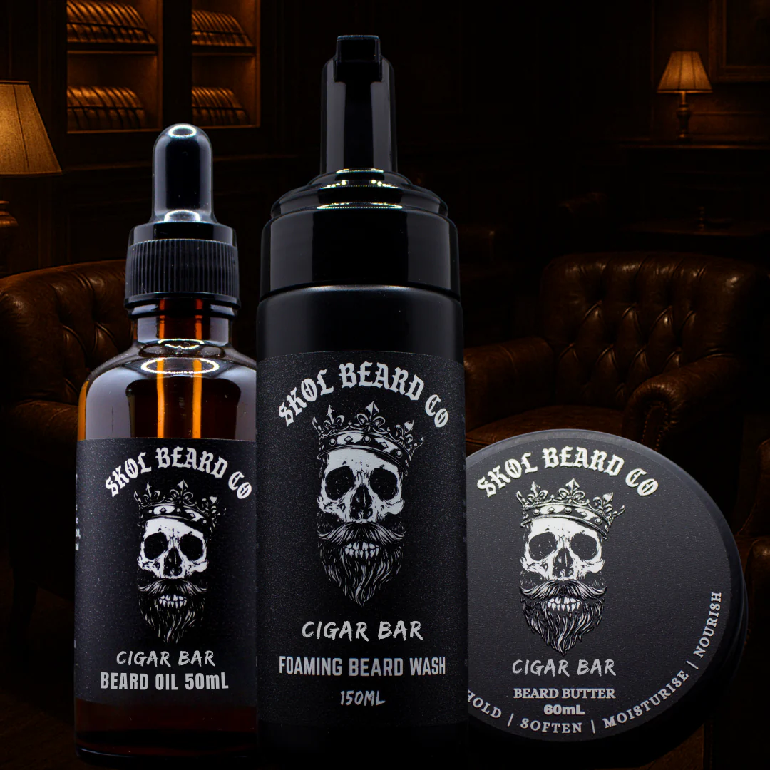 Skol's 'Cigar Bar' Beard Care - Cologne, Raw Baccy Leaf *Luxury Cigar Bar Inspired - Image 9