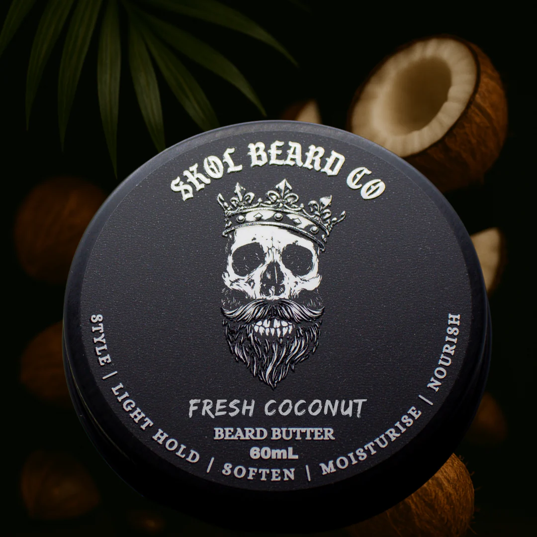 Skol's 'Fresh Coconut' Beard Care - Sweet, Tropical Coconut Water *Energizing & Natural - Image 3