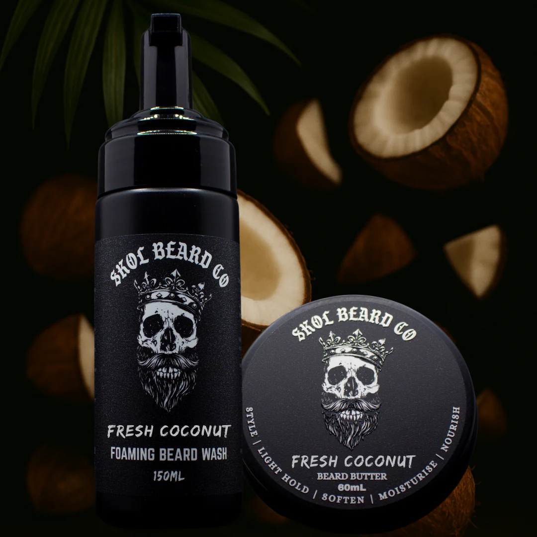 Skol's 'Fresh Coconut' Beard Care - Sweet, Tropical Coconut Water *Energizing & Natural - Image 4