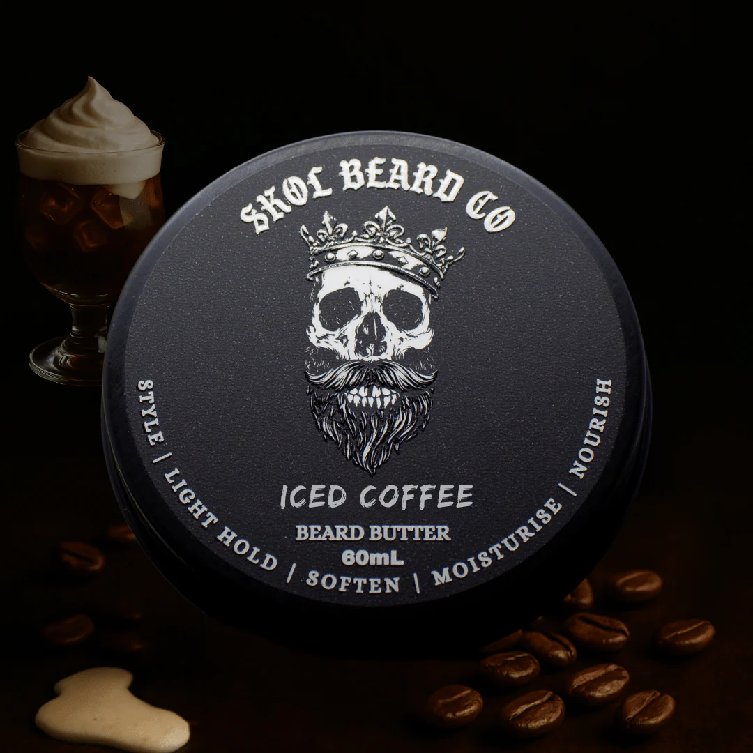 Skol's 'Iced Coffee' Beard Care - French Cream & Roasted Coffee Beans *Energizing & Smooth - Image 3