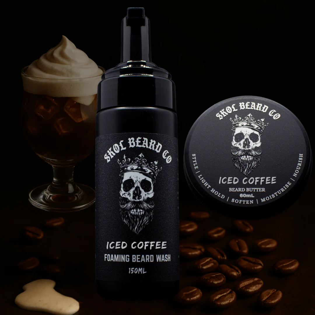 Skol's 'Iced Coffee' Beard Care - French Cream & Roasted Coffee Beans *Energizing & Smooth - Image 4