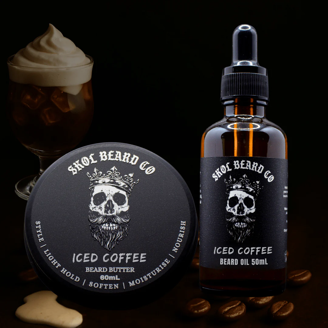 Skol's 'Iced Coffee' Beard Care - French Cream & Roasted Coffee Beans *Energizing & Smooth - Image 9