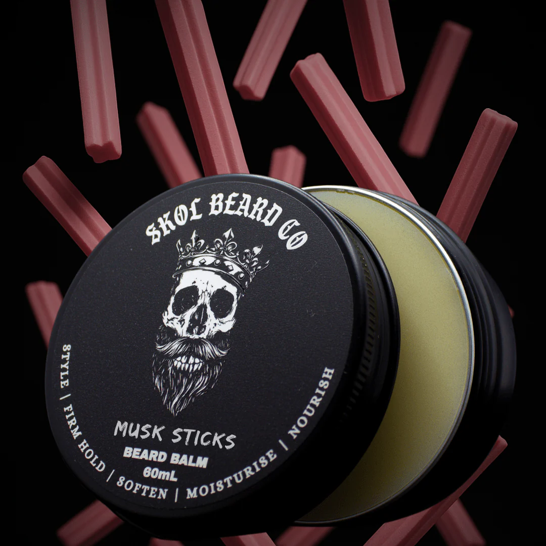 Skol's 'Musk Sticks' Beard Care - Pink Musk, Soft Vanilla, Cotton Candy *Sweet, Nostalgic, Aussie - Image 5