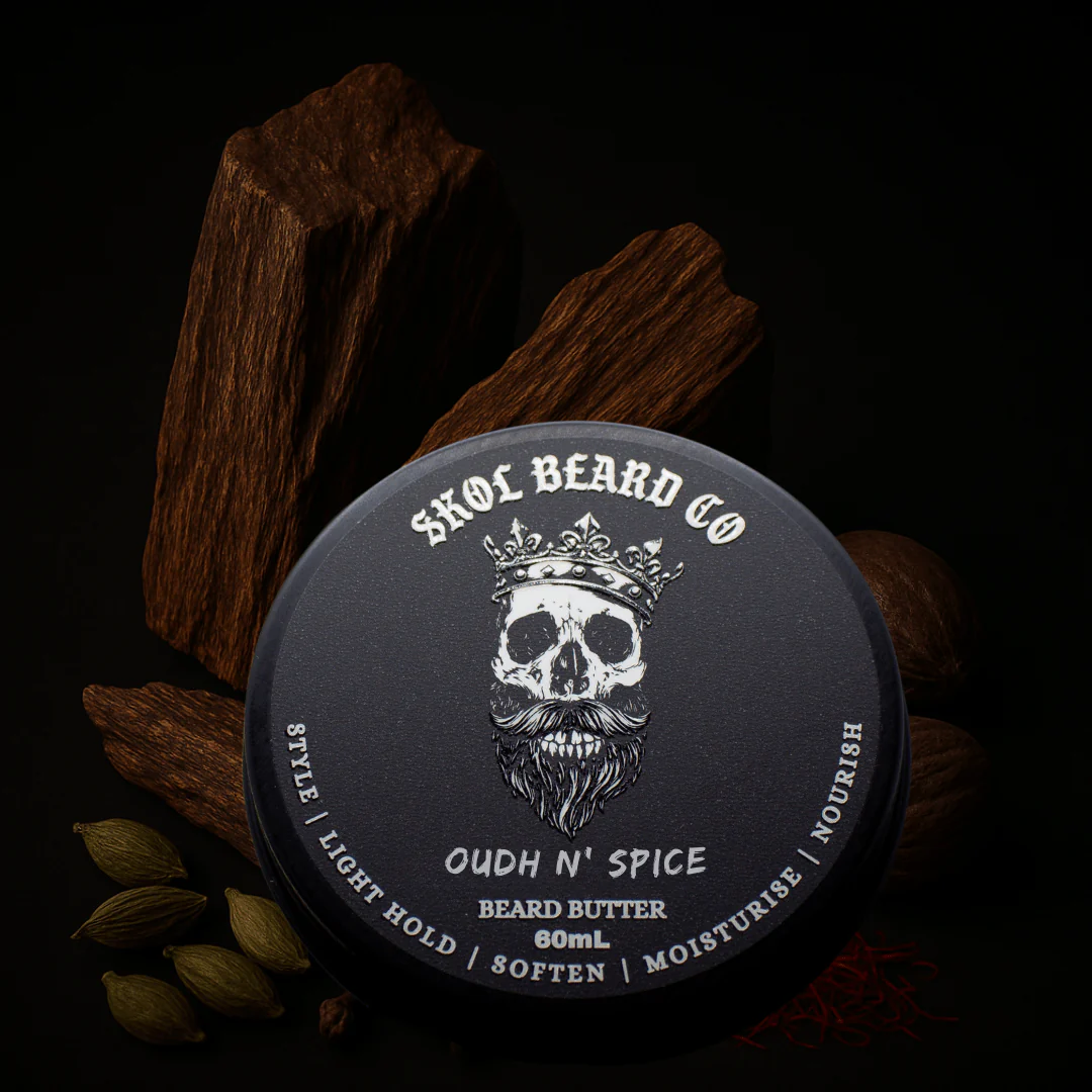 Skol's 'Oudh n Spice' Beard care - Rich Oudh Wood, Classic Spice *Intriguing, Masculine Cologne - Image 3