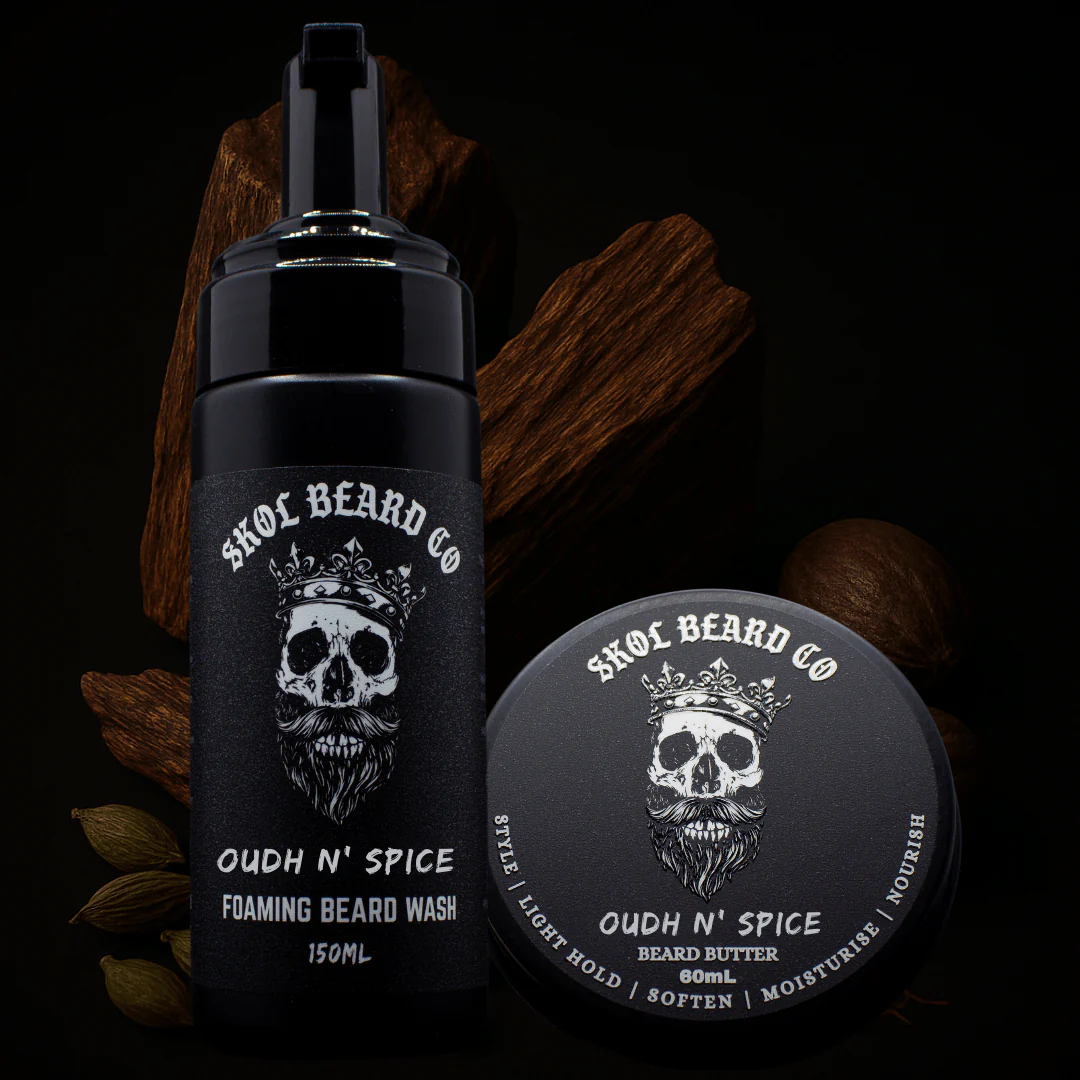 Skol's 'Oudh n Spice' Beard care - Rich Oudh Wood, Classic Spice *Intriguing, Masculine Cologne - Image 4