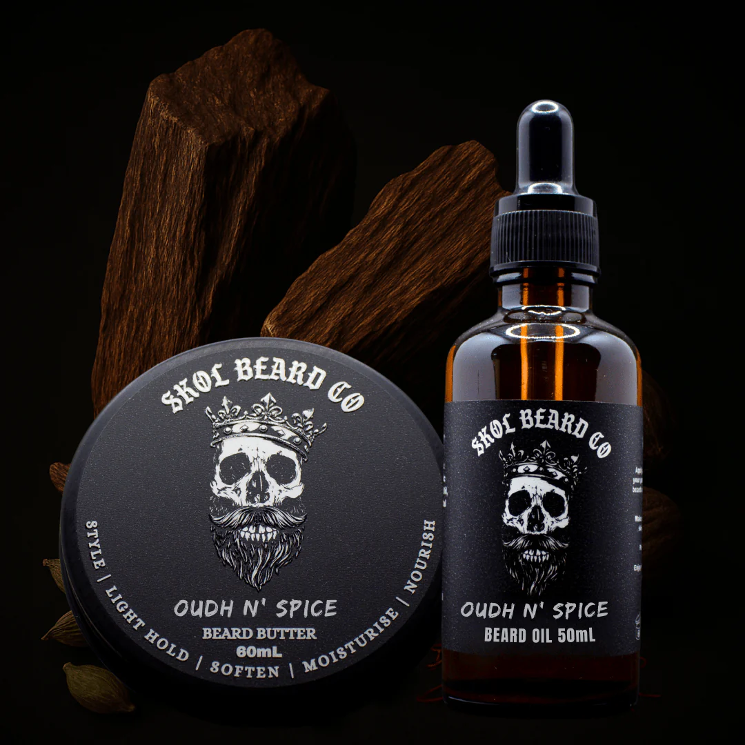 Skol's 'Oudh n Spice' Beard care - Rich Oudh Wood, Classic Spice *Intriguing, Masculine Cologne - Image 6