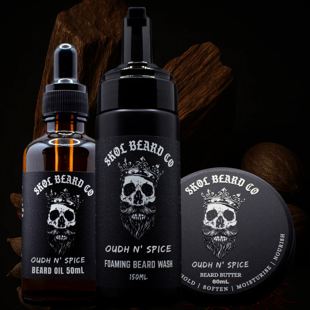 Skol's 'Oudh n Spice' Beard care - Rich Oudh Wood, Classic Spice *Intriguing, Masculine Cologne - Image 8