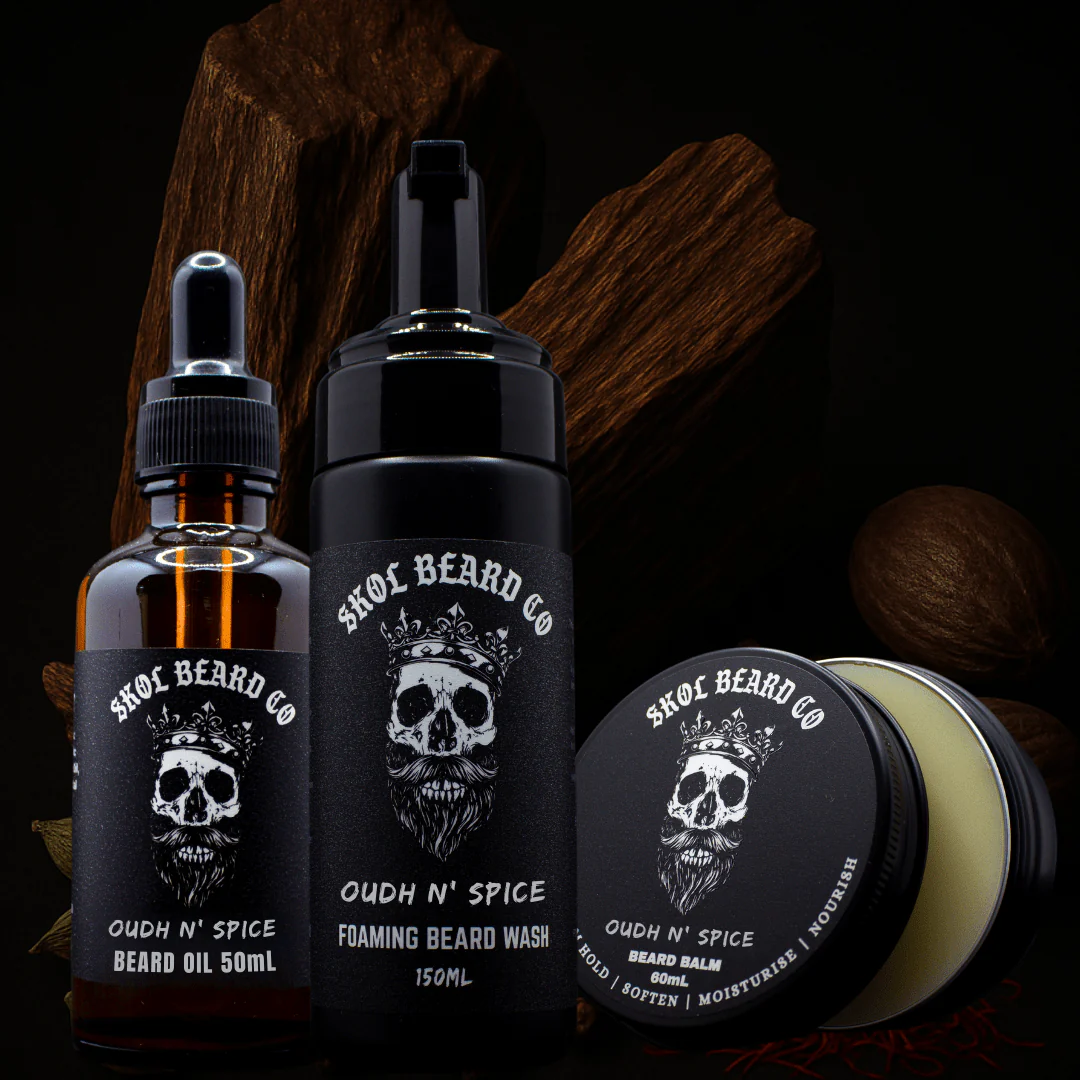 Skol's 'Oudh n Spice' Beard care - Rich Oudh Wood, Classic Spice *Intriguing, Masculine Cologne - Image 9