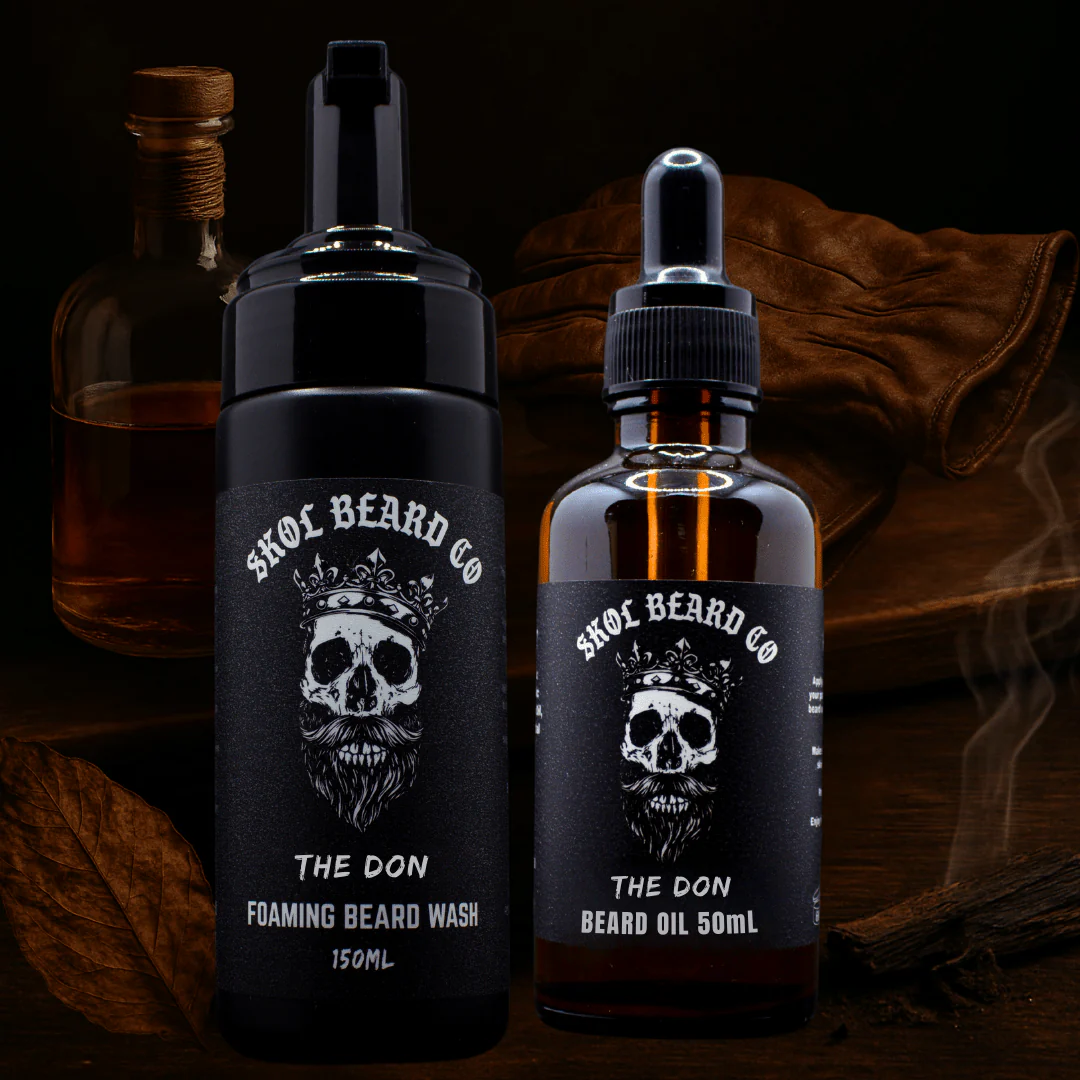 Skol's 'The Don' Beard Care - Baccy Leaf, Smooth Rum, Vintage Leather *Smooth, Staunch Cologne - Image 2
