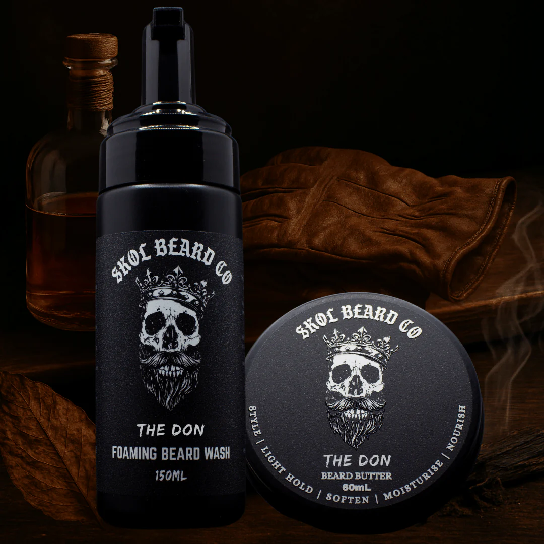 Skol's 'The Don' Beard Care - Baccy Leaf, Smooth Rum, Vintage Leather *Smooth, Staunch Cologne - Image 4