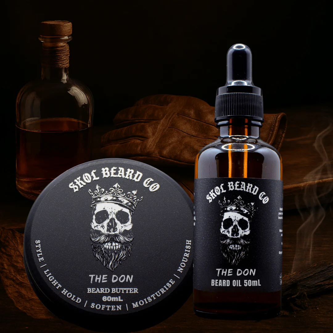 Skol's 'The Don' Beard Care - Baccy Leaf, Smooth Rum, Vintage Leather *Smooth, Staunch Cologne - Image 6