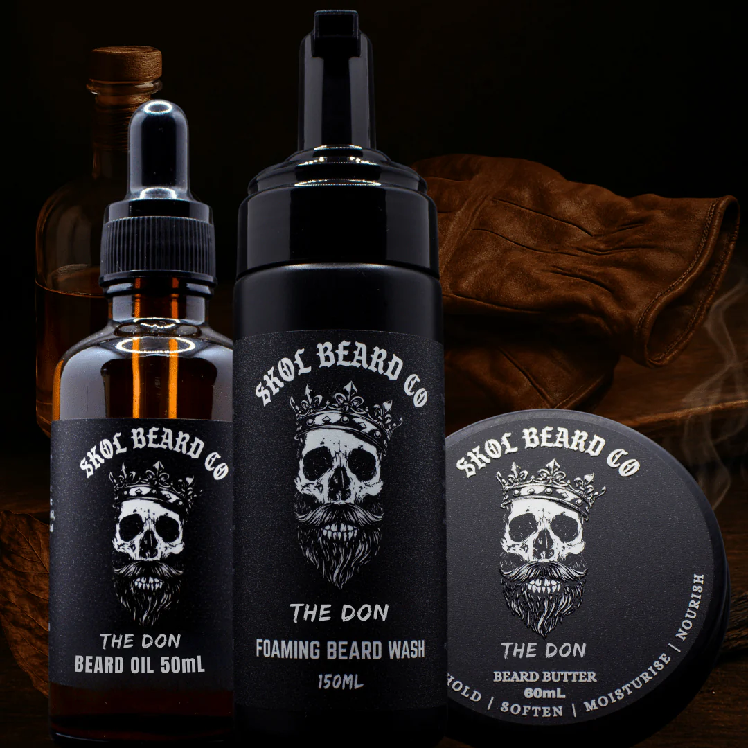 Skol's 'The Don' Beard Care - Baccy Leaf, Smooth Rum, Vintage Leather *Smooth, Staunch Cologne - Image 8