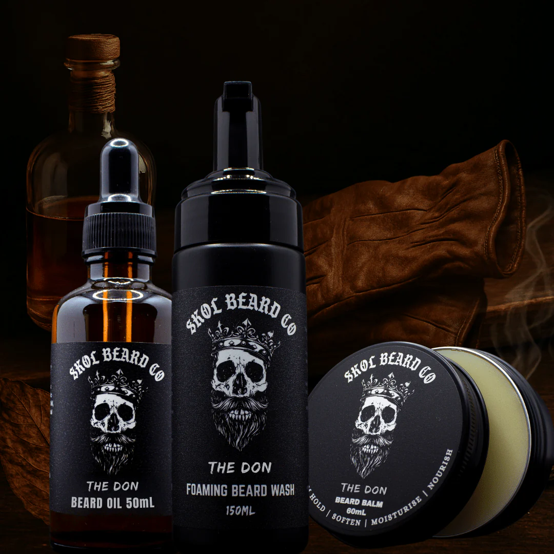 Skol's 'The Don' Beard Care - Baccy Leaf, Smooth Rum, Vintage Leather *Smooth, Staunch Cologne - Image 9