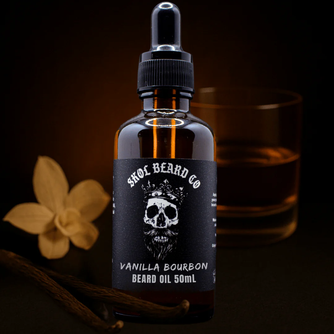 Skol's 'Vanilla Bourbon' Beard Care - French Vanilla & Rich Bourbon *Smooth, Luxury Cologne